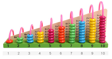 EcoToys Diversión Matemática Arcoíris | Experiencia de Juego Educativa - Ábaco de Madera